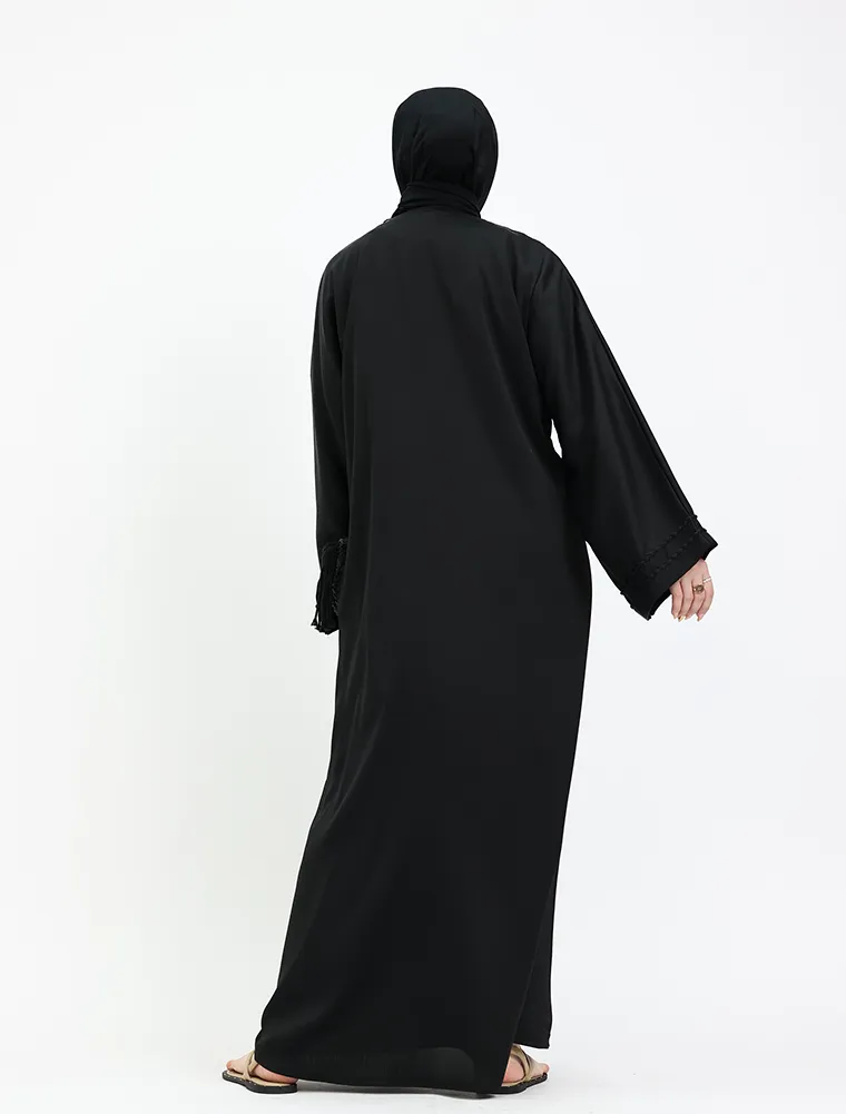 Black Naira Abaya 2 Peice